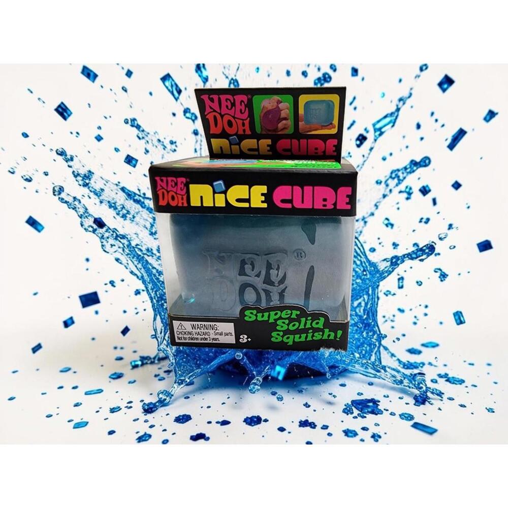 🚨🚨🚨NEE DOH NICE BLUE CUBE SUPER SOLID SQUISH TOY BRAND NEW READY TO SHIP!